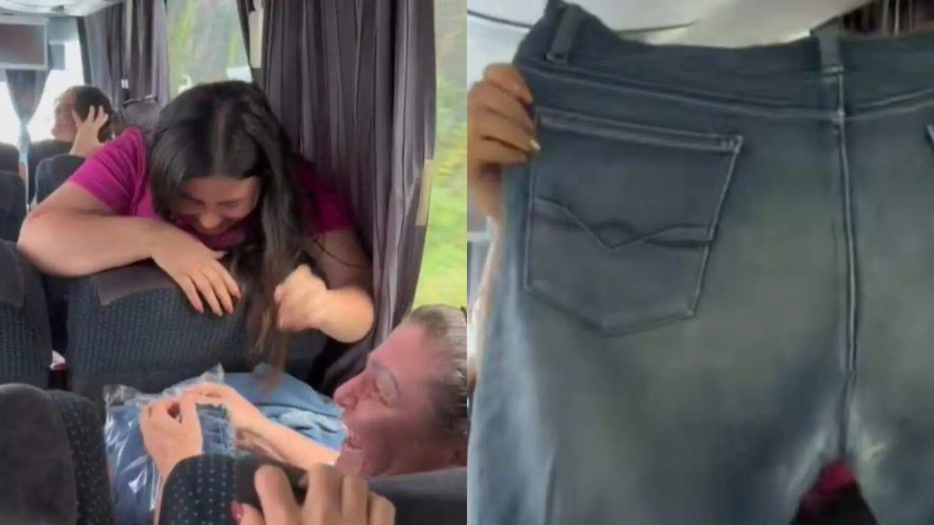 Una mujer y su familia fueron estafados con pantalones usado